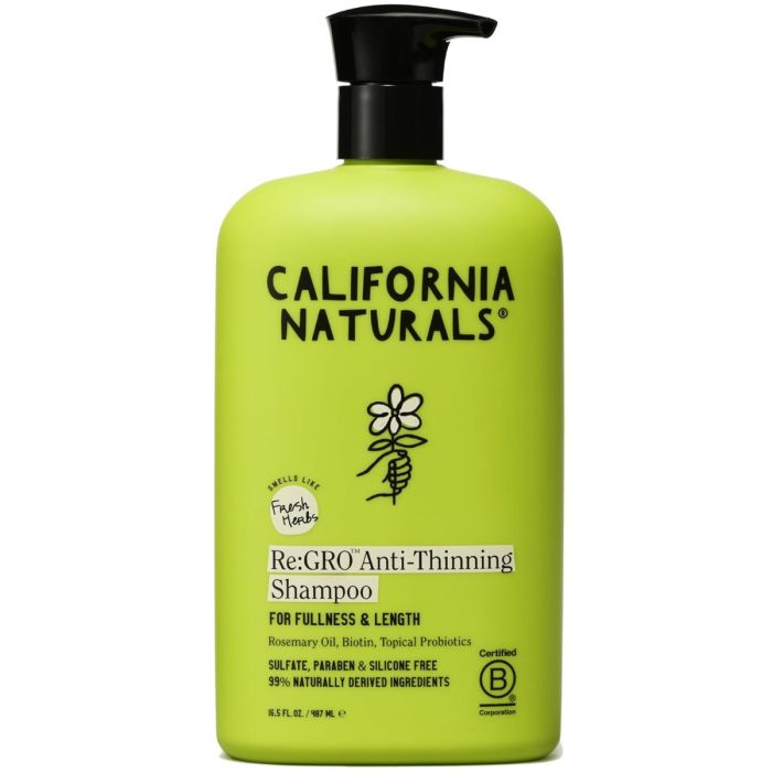 CALIFORNIA NATURALS: Re GRO Anti Thinning Shampoo, 16.5 fo