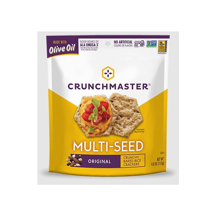 CRUNCHMASTER: Original Multiseed Baked Rice Crackers, 9 oz