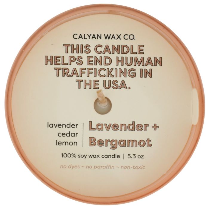 CALYAN WAX CO: Lavender Bergamot Dignity Series Soy Candle, 5.3 oz