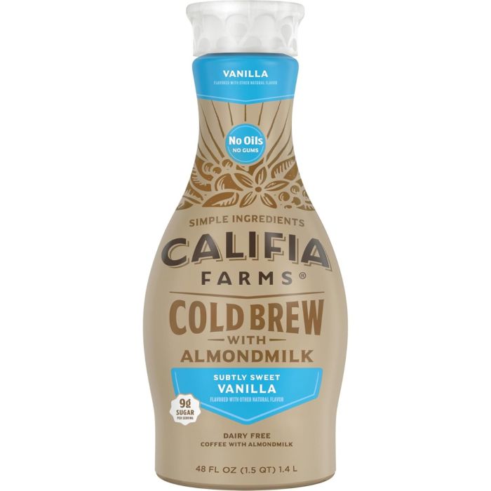 CALIFIA: Vanilla Latte Coldbrew Almondmilk, 48 fo