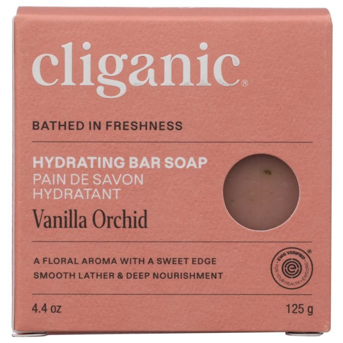 CLIGANIC: Vanilla Orchid Soap Bar, 4.4 oz