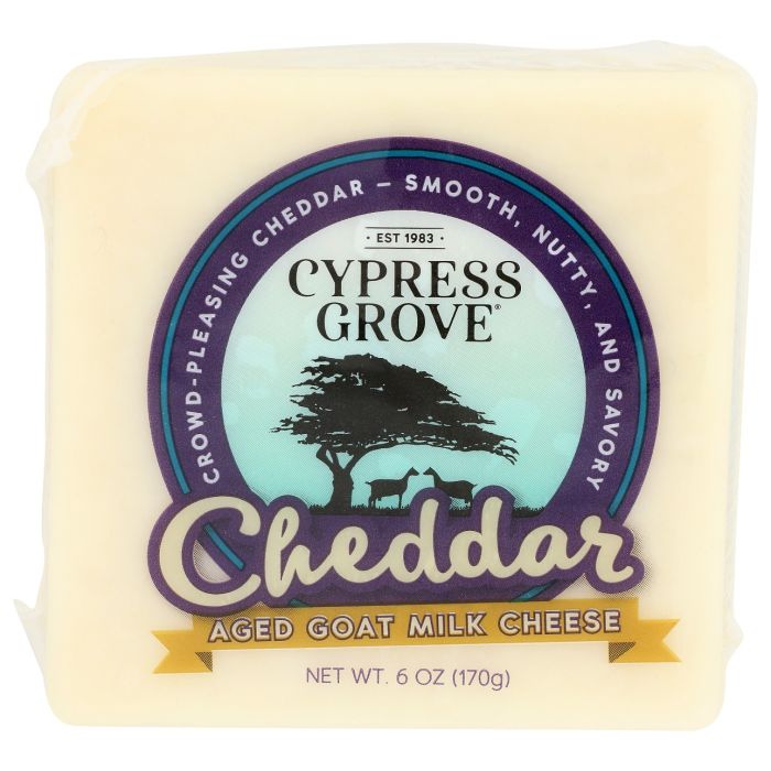 CYPRESS GROVE: Aged Goat Cheddar Cheese, 6 oz
