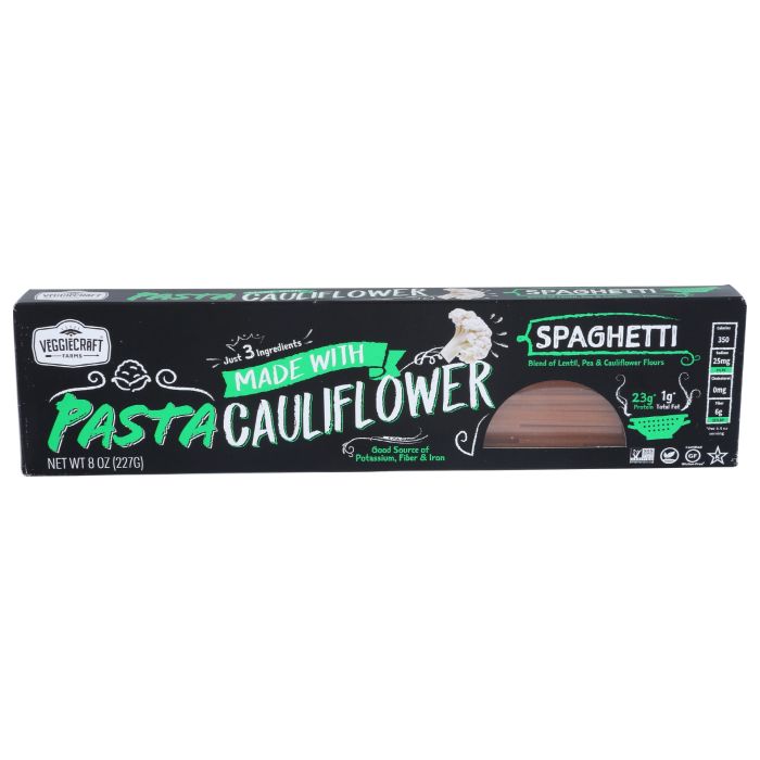 VEGGIECRAFT: Cauliflower Spaghetti Pasta, 8 oz