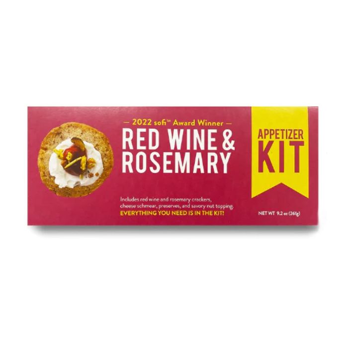 CRACKEROLOGY: Red Wine and Rosemary Appetizer Kit, 9.2 oz