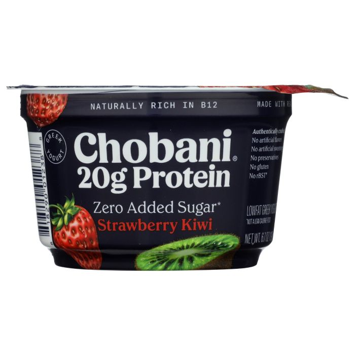 CHOBANI: High Protein Greek Yogurt Strawberry Kiwi, 6.7 oz