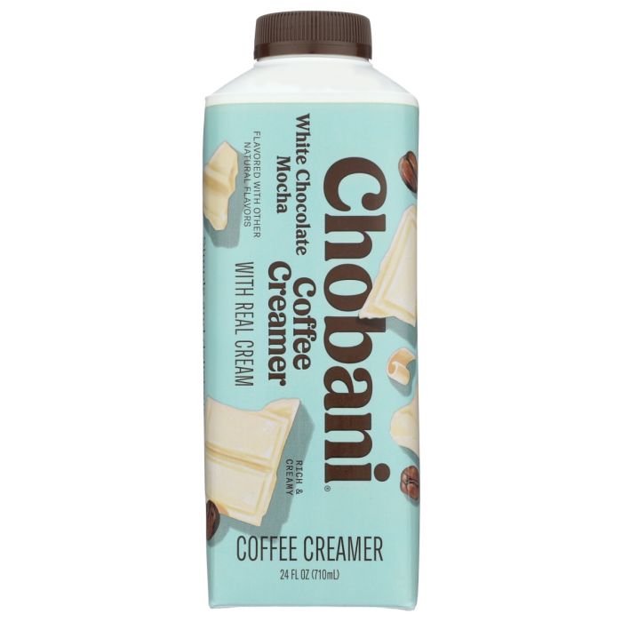 CHOBANI: Dairy Coffee Creamer White Chocolate Mocha, 24 fo