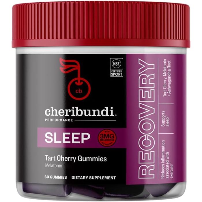 CHERIBUNDI: Tart Cherry Sleep Gummies, 60 ea