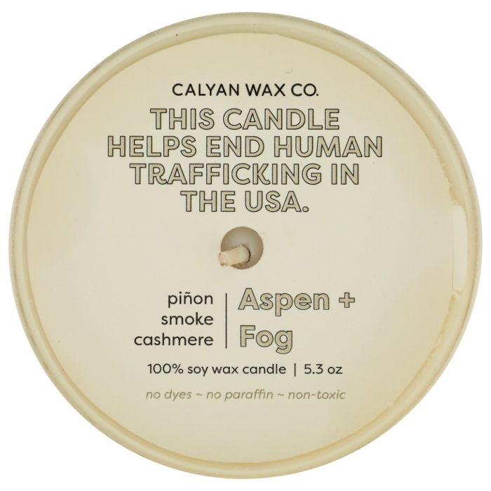 CALYAN WAX CO: Aspen Fog Dignity Series Soy Candle, 5.3 oz