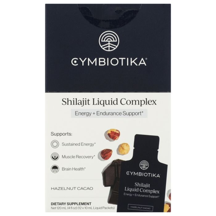 CYMBIOTIKA: Shilajit Liquid Complex 12 Count, 4 fo