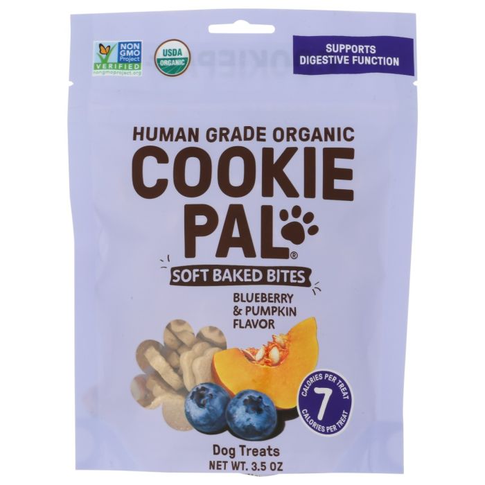 COOKIE PAL: Blueberry and Pumpkin Soft Baked Bites, 3.5 oz