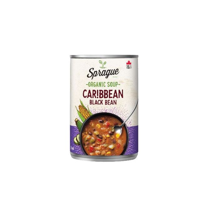 SPRAGUE: Organic Caribbean Black Bean Soup, 15 oz