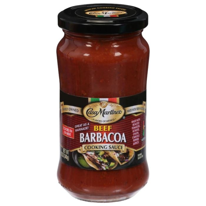 CASA MARTINEZ: Beef Taco Cooking Sauce, 12 oz