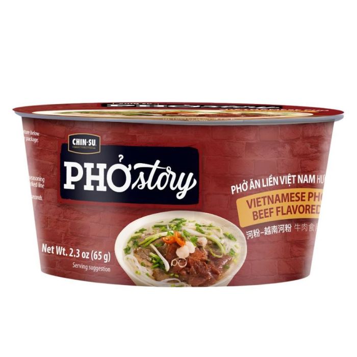 CHINSU: Pho Story Vietnamese Instant Noodle Bowl, 2.4 oz
