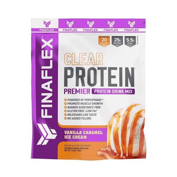 REDEFINE NUTRITION LLC: Clear Premier Protein Drink Mix Vanilla Caramel, 1.5 lb