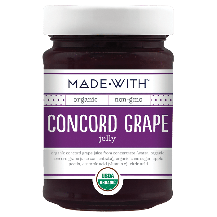 MADE WITH: Jelly Grape Org, 11 oz
