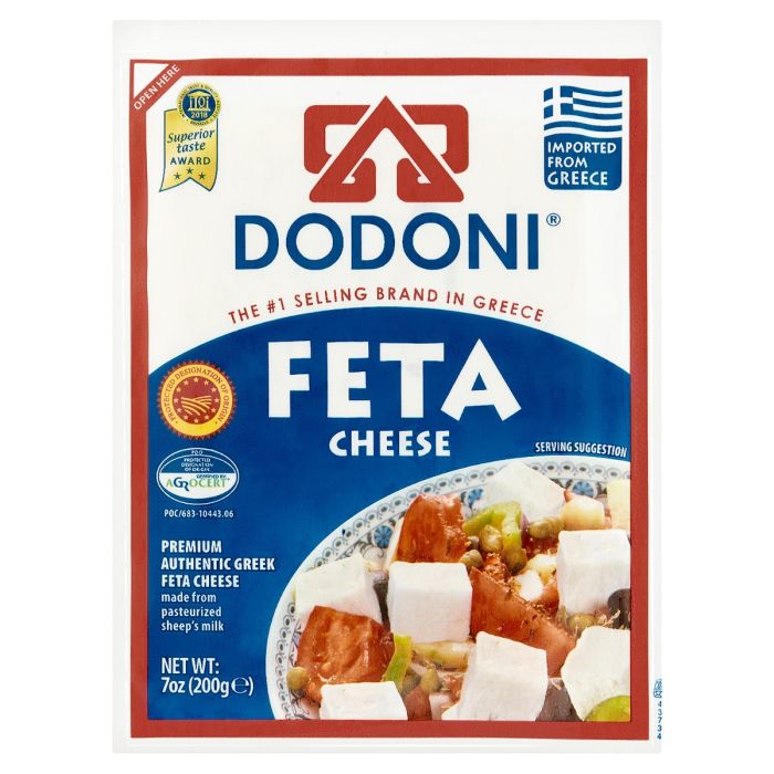 DODONI: Feta Greek Cheese, 7 oz
