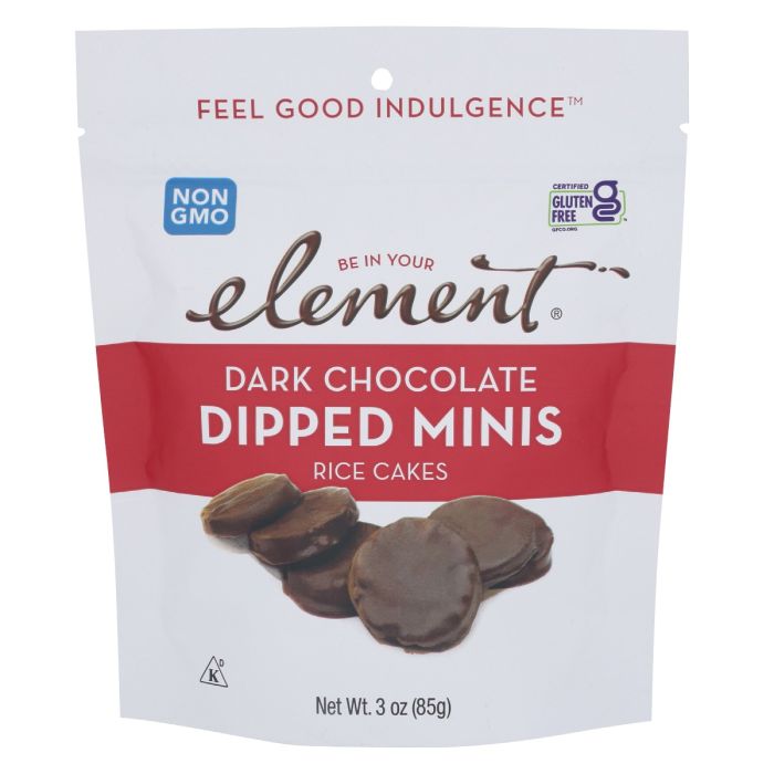 ELEMENT SNACKS: Dark Chocolate Fully Dipped Minis, 3 oz