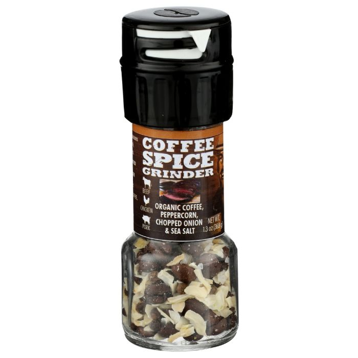 DON PABLO: Peppercorn Coffee Chopped Onion Sea Salt Spice Grinder, 1.3 oz