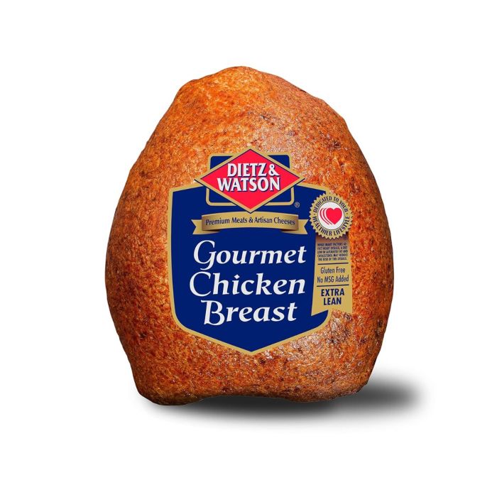 DIETZ AND WATSON: Gourmet Chicken Breast, 6 lb