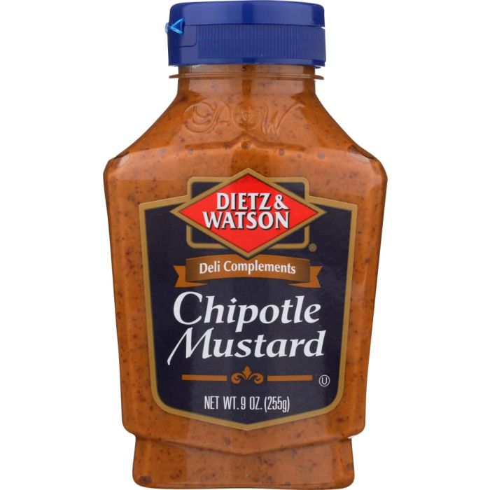 DIETZ AND WATSON: Chipotle Mustard, 9 oz