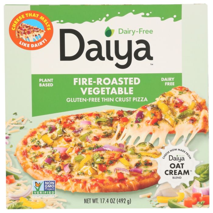 DAIYA: Dairy Free Fire Roasted Vegetable Pizza, 17.4 oz