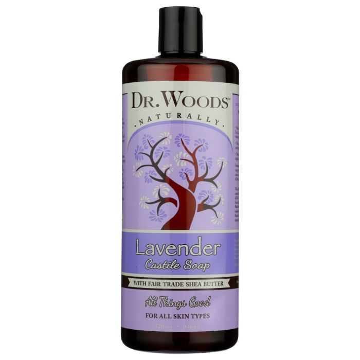 DR WOODS: Lavender with Shea Butter Liquid Soap, 32 oz