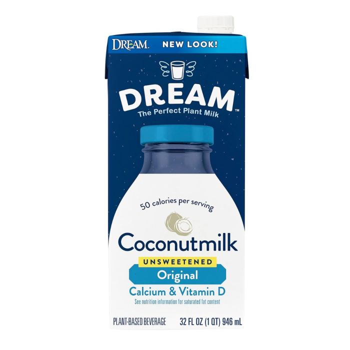 DREAM: Coconut Dream Unsweetened Drink, 32 fo