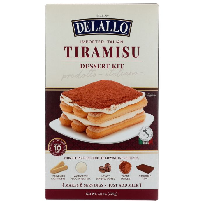 DELALLO: Tiramisu Kit, 7.8 oz