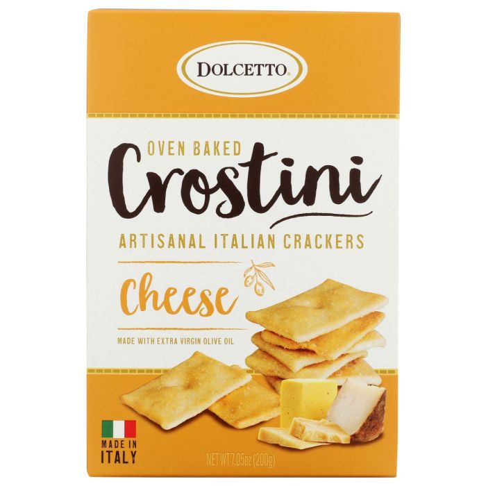 DOLCETTO: Crostini Cheese Crackers, 7.05 oz