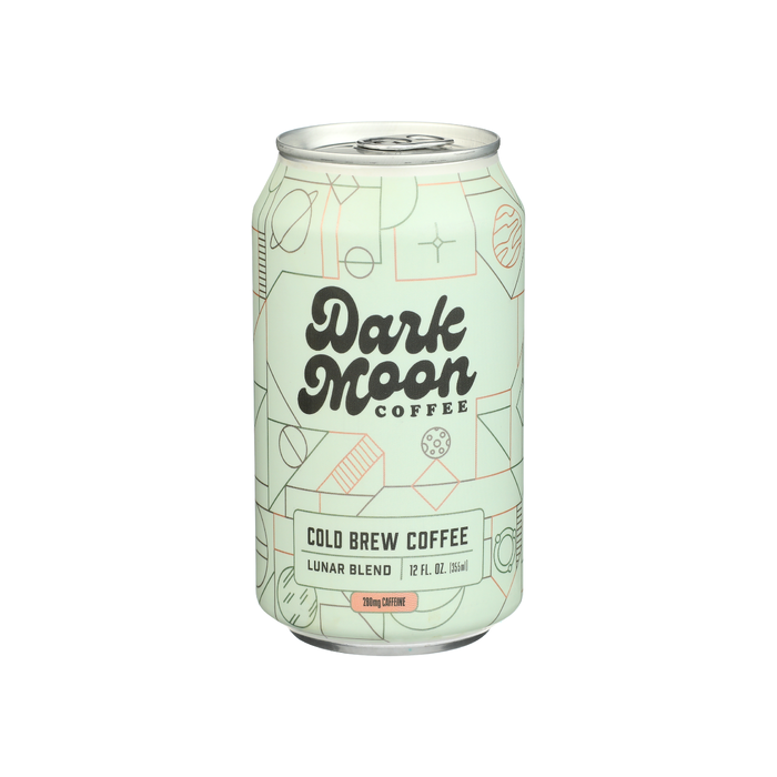 DARK MOON COFFEE ROASTERS: Lunar Blend Cold Brew Coffee, 12 fo