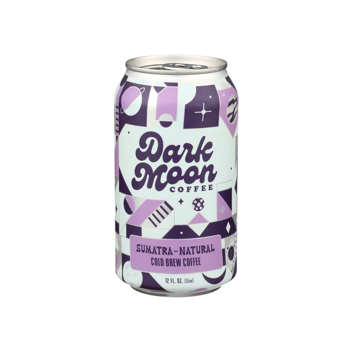 DARK MOON COFFEE ROASTERS: Sumatra Natural Cold Brew Coffee, 12 fo