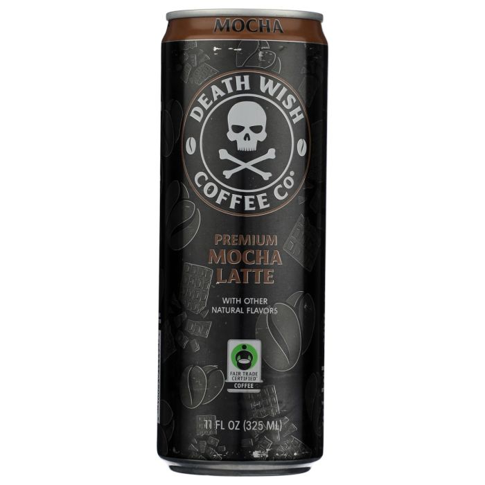 DEATH WISH COFFEE: Premium Mocha Latte Coffee, 11 fo