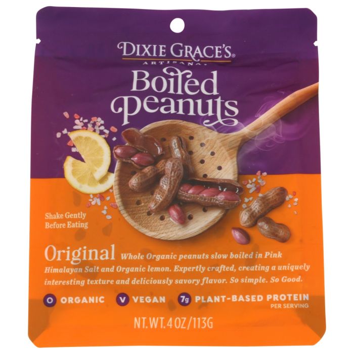 DIXIE GRACES: Original Boiled Peanuts, 4 oz