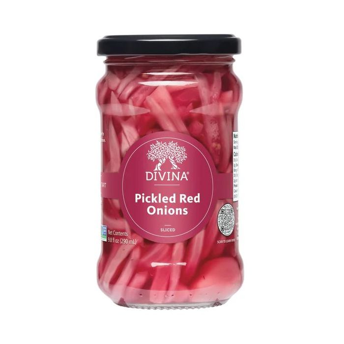 DIVINA: Pickled Red Onions, 9.8 oz