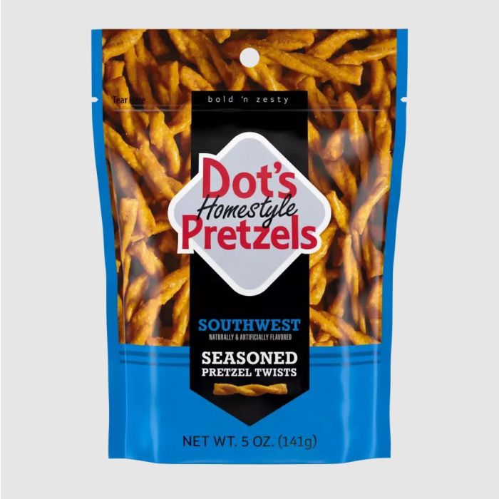 DOTS HOMESTYLE: Southwest Seasoned Pretzel Twists, 5 oz