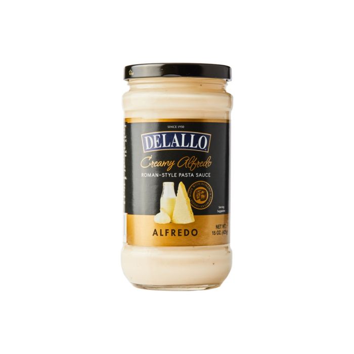 DELALLO: Creamy Alfredo Sauce, 15 oz