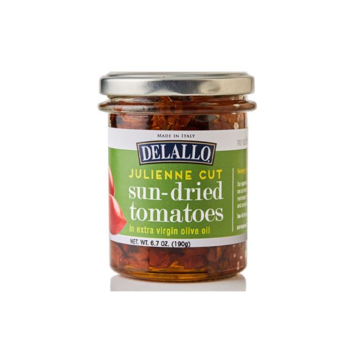 DELALLO: Julienne Cut Sun Dried Tomatoes, 6.7 oz