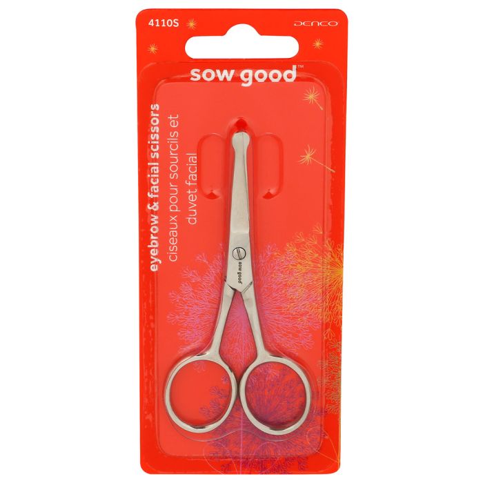 DENCO: Eyebrow and Facial Scissors, 1 ea