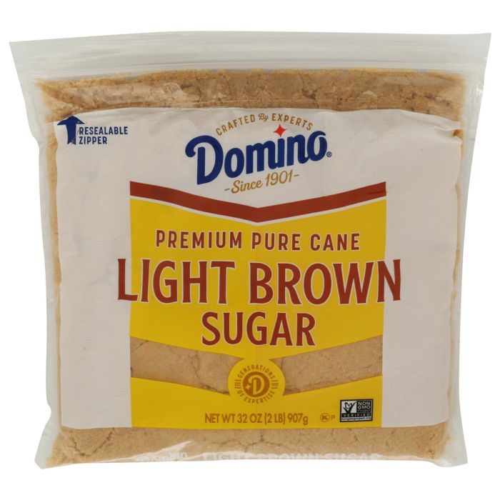 DOMINO: Light Brown Sugar, 2 lb