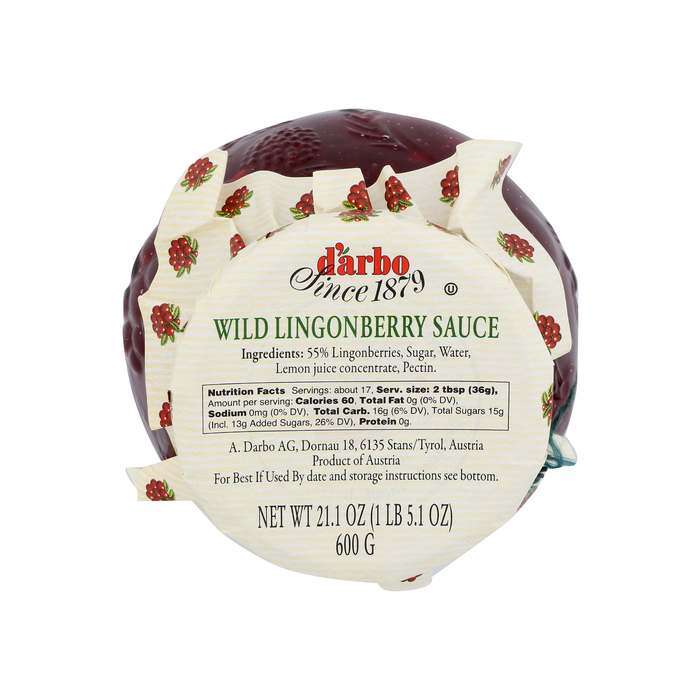 DARBO: Wild Lingonberry Sauce, 21.1 oz