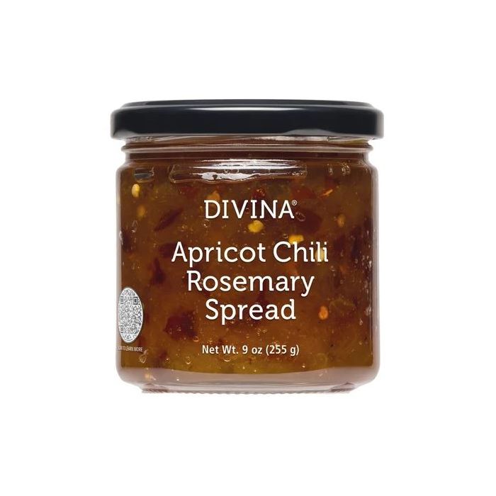 DIVINA: Apricot Chili Rosemary Spread, 9 oz