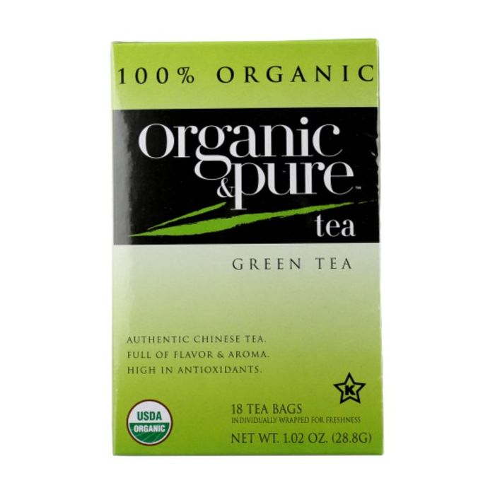 ORGANIC & PURE: Tea Green Org, 18 bg