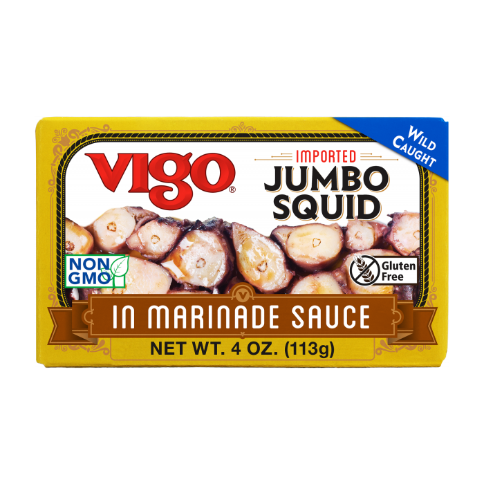 VIGO: Marinade Jumbo Squid, 4 oz