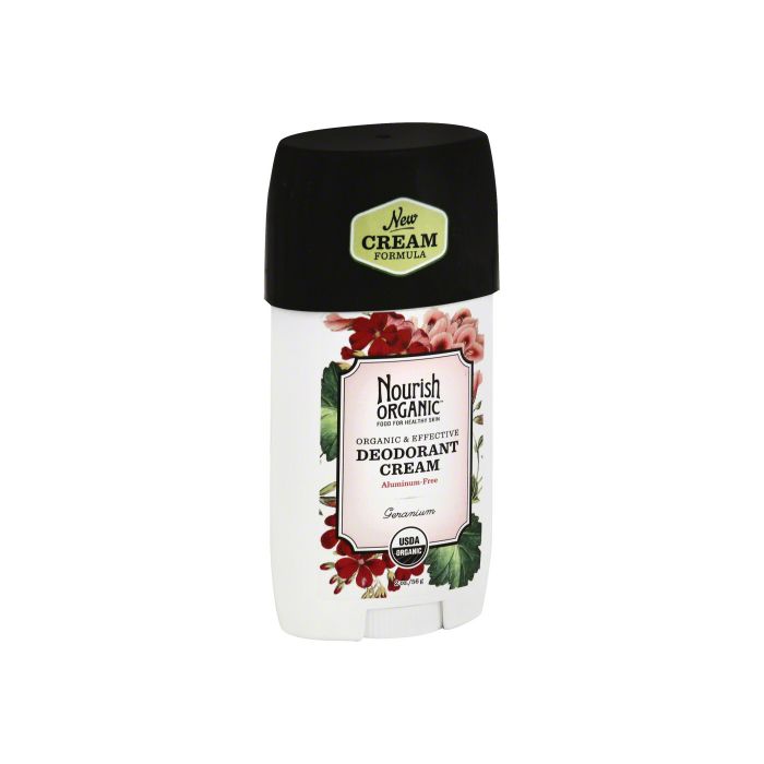 NOURISH: Deodorant Cream Geranium Organic, 2 oz