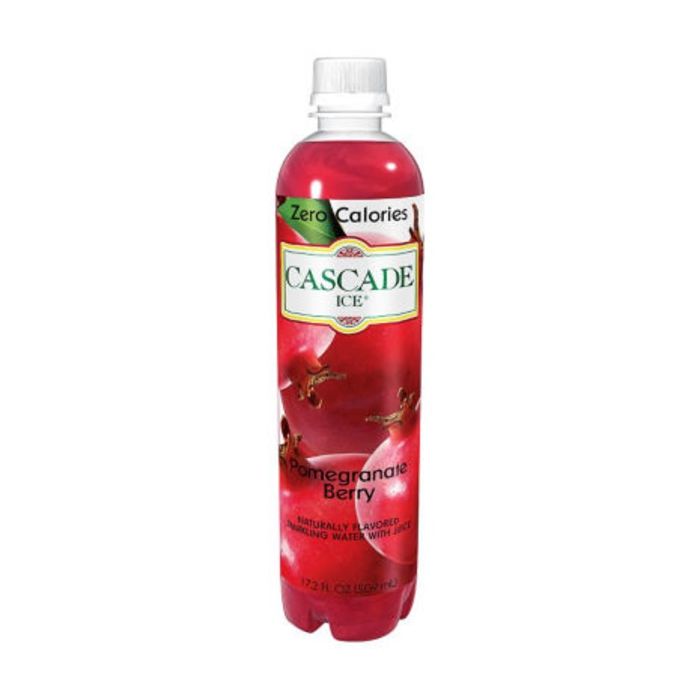 CASCADE ICE: Zero Calories Sparkling Water Pomegranate Berry, 17.2 fl oz