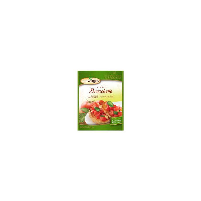 MRS WAGES: Seasoning Bruschetta Mix, 0.8 oz