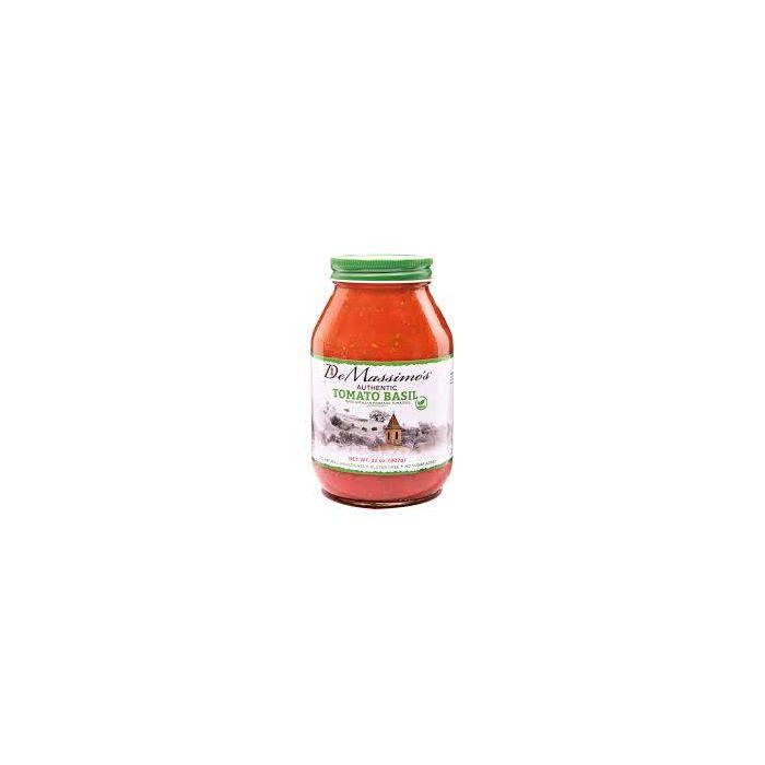 DE MASSIMOS: Sauce Pasta Tomato Basil, 32 oz