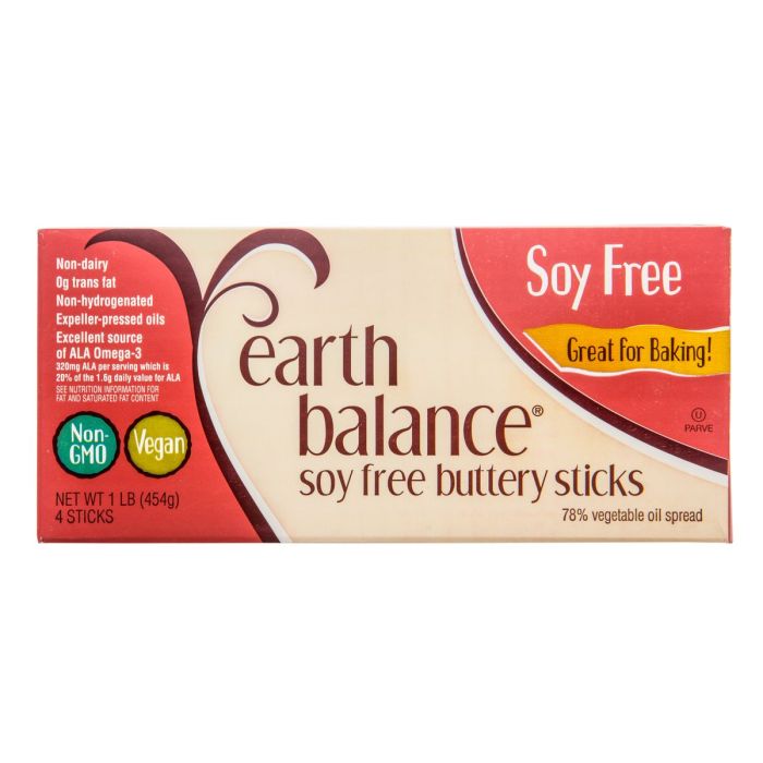 EARTH BALANCE: Butter Sticks Soy Free, 16 oz