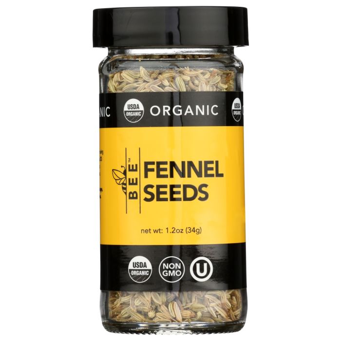 BEESPICES: Organic Fennel Seeds, 1.2 oz