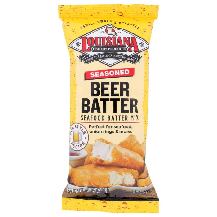 LOUISIANA FISH FRY: Beer Batter Mix, 8.5 oz